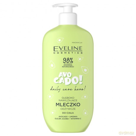 EVELINE Daily Care Hero! Głęboko Nawilżające Mleczko odżywcze do ciała Avocado 350ml