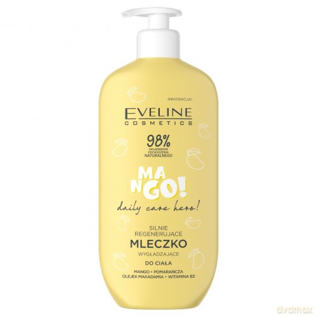 EVELINE Daily Care Hero! Silnie Regenerujące Mleczko wygładzające do ciała Mango 350ml