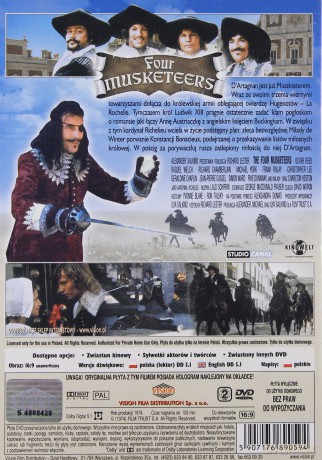 Czterej muszkieterowie [DVD]