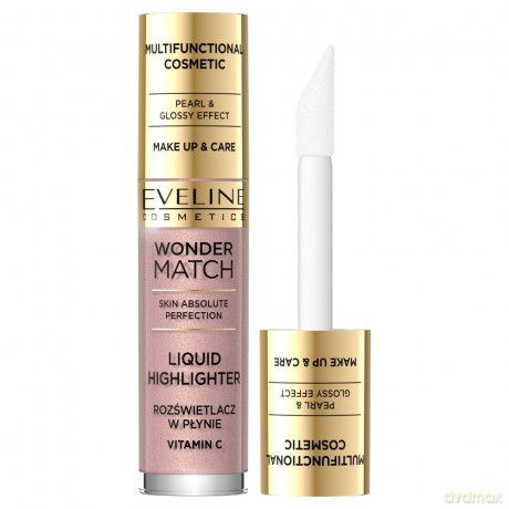 EVELINE Wonder Match Rozświetlacz do twarzy w płynie z witaminą C 01 - 4.5ml