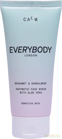 EVERYBODY Calm Enzymatyczny Peeling do cery wrażliwej - Bergamotka i Drzewo Sandałowe 50ml