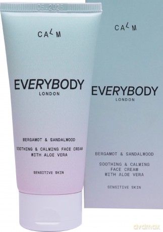 EVERYBODY Calm Łagodząco Kojący Krem na dzień i noc do cery wrażliwej - Bergamotka i Drzewo Sandałowe 50ml