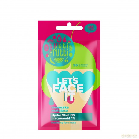 FARMONA Tutti Frutti Let`s Face It Maseczka matująca do twarzy 7g