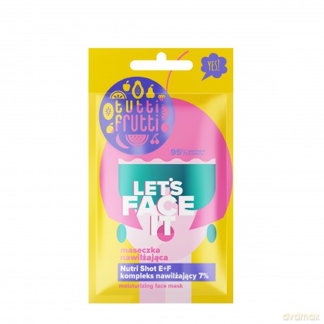 FARMONA Tutti Frutti Let`s Face It Maseczka nawilżająca do twarzy 7g