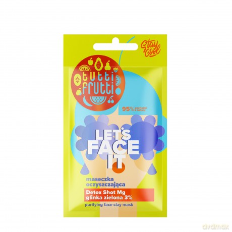 FARMONA Tutti Frutti Let`s Face It Maseczka oczyszczająca do twarzy 7g