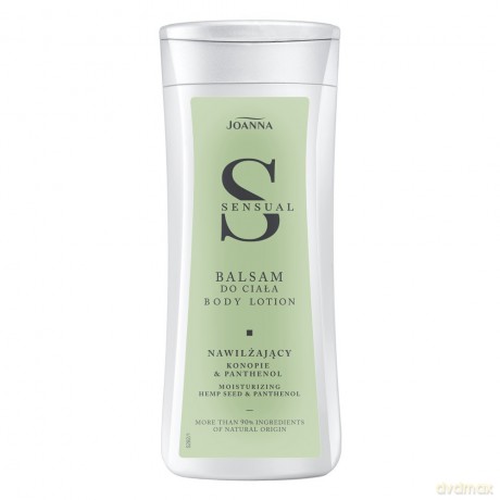 JOANNA Sensual Nawilżający Balsam do ciała - Konopie & Panthenol 200g