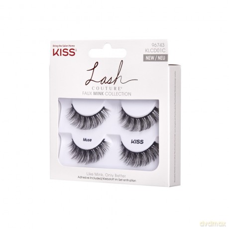 KISS Lash Couture Sztuczne rzęsy The Mink Collection - Muse- 2 pary