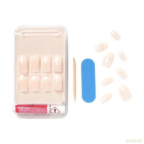 KISS Salon Sztuczne Paznokcie Acrylic French Nude - Gracefull (M)(28szt)