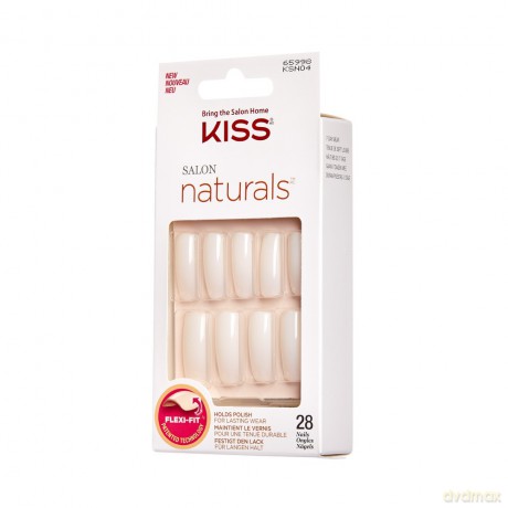 KISS Salon Sztuczne Paznokcie Naturals - Go Rouge(28szt)