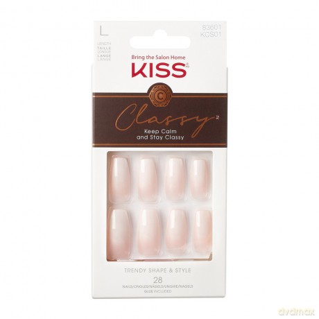 KISS Sztuczne Paznokcie Classy Nails - Be-You_Tiful (rozmiar L)(28szt)