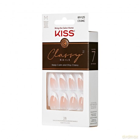 KISS Sztuczne Paznokcie Classy Nails - Dashing (rozmiar M)(28szt)