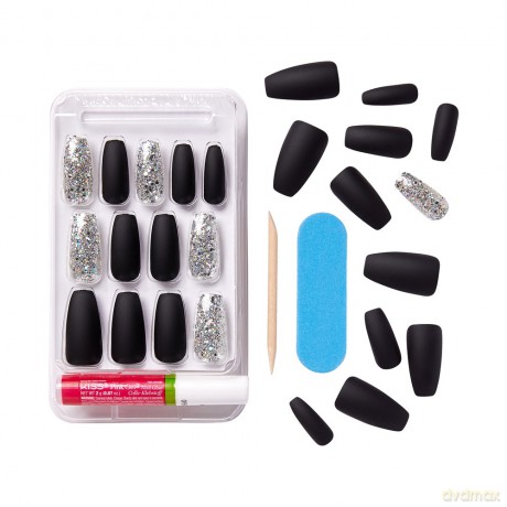 KISS Sztuczne Paznokcie Gel Fantasy - A Whole New (rozmiar L)(24szt)