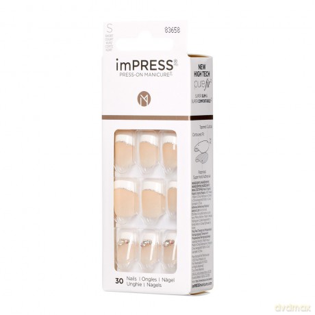 KISS Sztuczne Paznokcie samoprzylepne imPress - Believe(30szt)