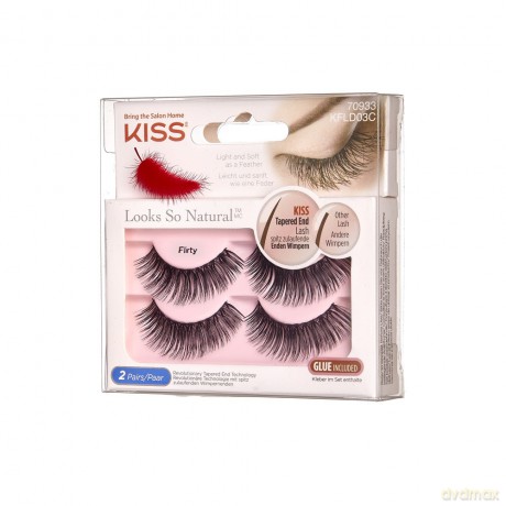 KISS Sztuczne rzęsy Looks So Natural - Flirty- 2 pary