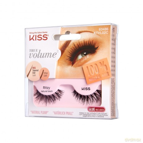 KISS Sztuczne Rzęsy True Volume - Ritzy (natural black)