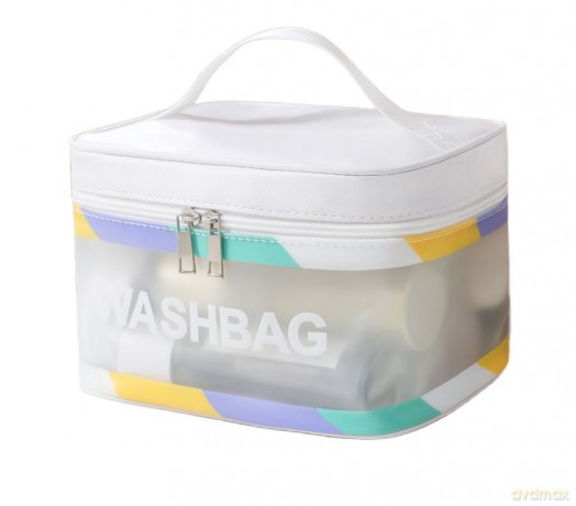 Kuferek damski Washbag - biały (KS75)