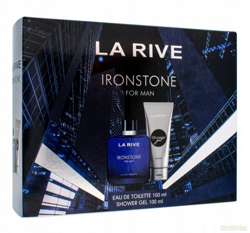 La Rive Man Zestaw Ironstone Set Edt 100ml/Sg 100m
