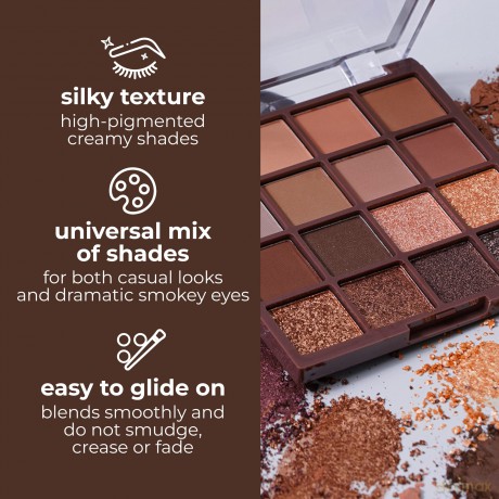 LAMEL Paleta cieni Shades of Brown No. 16-3