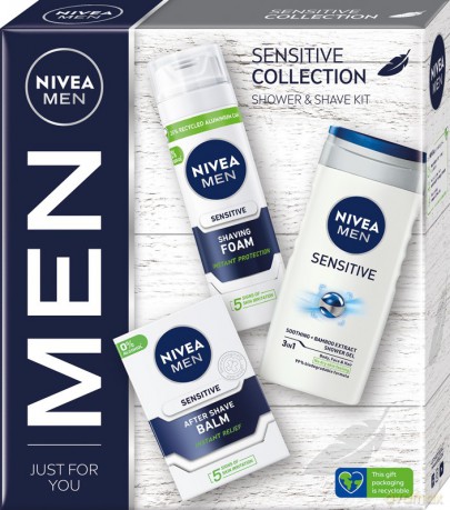 NIVEA Men Zestaw prezentowy dla mężczyzn Sensitive Collection