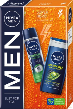 NIVEA Men Zestaw prezentowy dla mężczyzn Super Hero