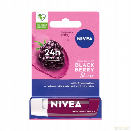 NIVEA POMADKA Ochr.BLACKBERRY SHINE 85286