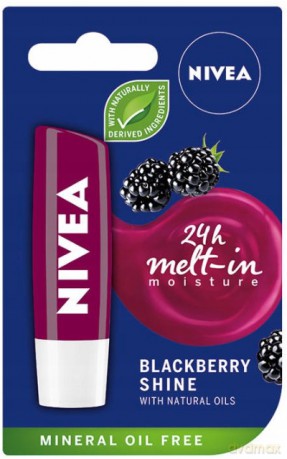 NIVEA POMADKA Ochr.BLACKBERRY SHINE 85286