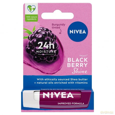 NIVEA POMADKA Ochr.BLACKBERRY SHINE 85286