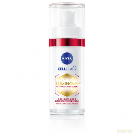 NIVEA V LUMINOUS Serum 2w1 p/przebarw i zmarszczk