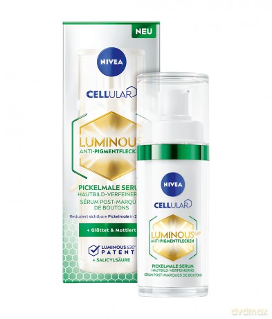 NIVEA V LUMINOUS Serum n/przebarwi. po trądziku