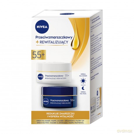 NIVEA ZESTAW DUO Krem 55+ new