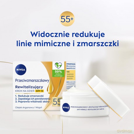 NIVEA ZESTAW DUO Krem 55+ new