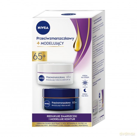 NIVEA ZESTAW DUO Krem 65+ new