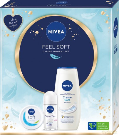 NIVEA Zestaw prezentowy dla kobiet Feel Soft