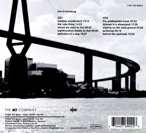Svensson, Esbjörn Trio e.s.t.: Live in Hamburg [2CD]