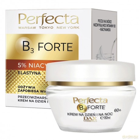PERFECTA B3 Forte Przeciwzmarszczkowy Krem 60+ na dzień i na noc 50ml