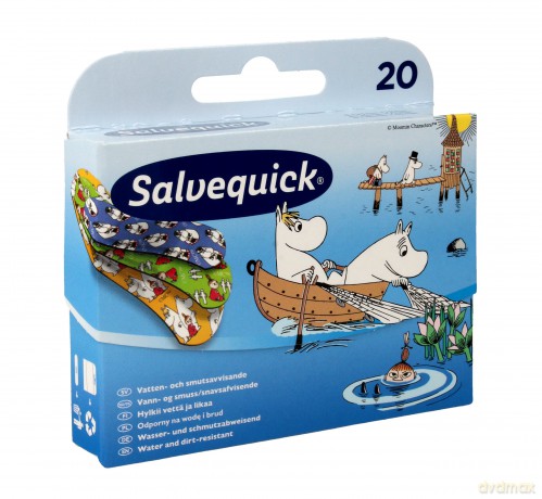 Salvequick Plastry dla dzieci Muminki-20szt