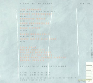 Jan Garbarek: I Took Up The Runes (Touchstones) (ecopack) [CD]