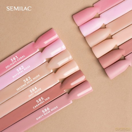 SEMILAC LAKIER 582 Natural Rose&#&