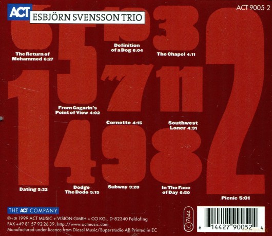 Svensson, Esbjörn Trio e.s.t.: From Gagarin's Point of View [CD]