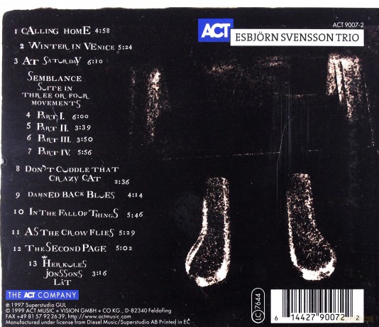 Svensson, Esbjörn Trio e.s.t.: Winter in Venice [CD]