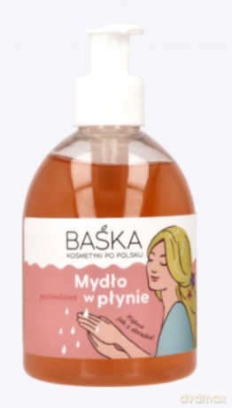 SOLVERX BAŚKA Mydło w płynie do rąk poziomka 250