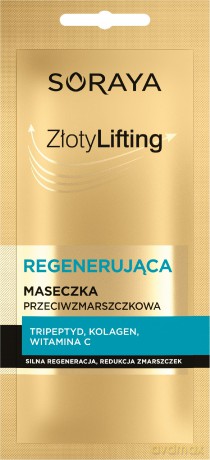 SORAYA Złoty Lifting Regenerująca Maseczka przeciwzmarszczkowa