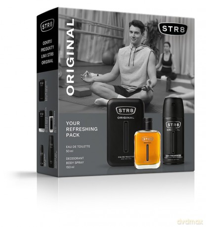 STR 8 Zestaw prezentowy Original (Woda toaletowa 50ml+Deo spray 150ml)