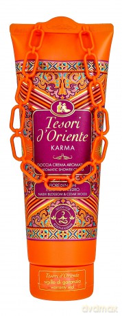 TESORI D`ORIENTE Kremowy Żel pod prysznic Karma - Kwiat Nashi & Drzewo Cedrowe 500ml