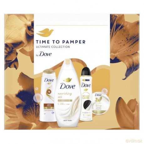 UNILEV ZESTAW DOVE PAMPER(żel+szamp+deo spr.+krem&