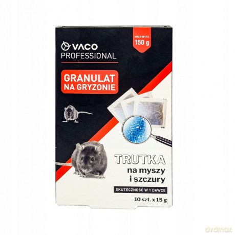 VACO PROFESSIONAL Granulat na myszy i szczury 150g