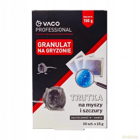 VACO PROFESSIONAL Granulat na myszy i szczury 150g