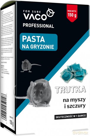 VACO PROFESSIONAL Trutka Pasta na myszy i szczury (Brodifakum) 150g