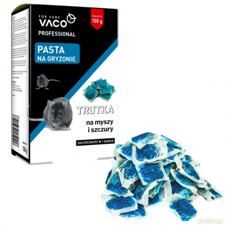 VACO PROFESSIONAL Trutka Pasta na myszy i szczury (Brodifakum) 150g