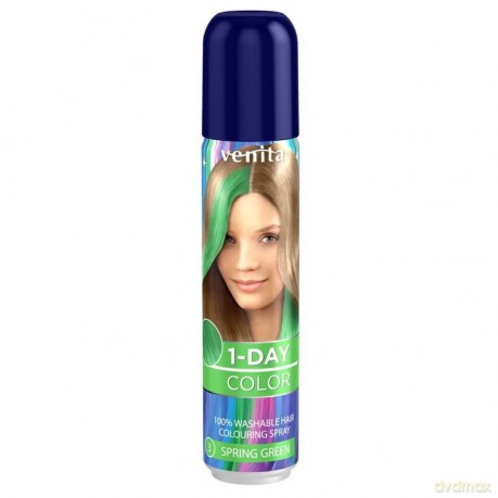 VENITA 1- Day Color Spray koloryzujący do włosów - nr 3 Spring Green (zielony) 50ml